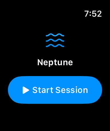 Neptune Apple Watch — Start Session